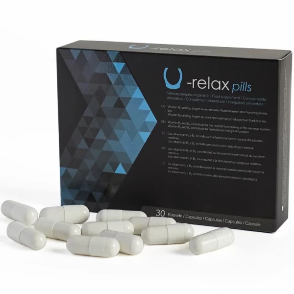 500 Cosmetics U-Relax Capsules - Natural Stress Support