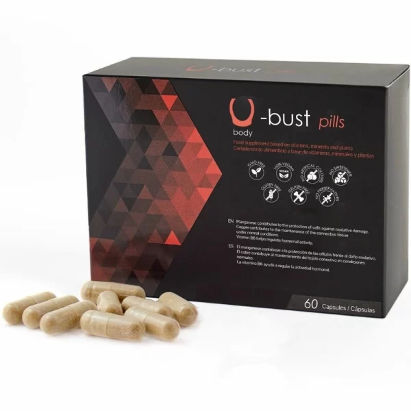 500 Cosmetics U-Bust Natural Herbal Support Capsules 60 pcs
