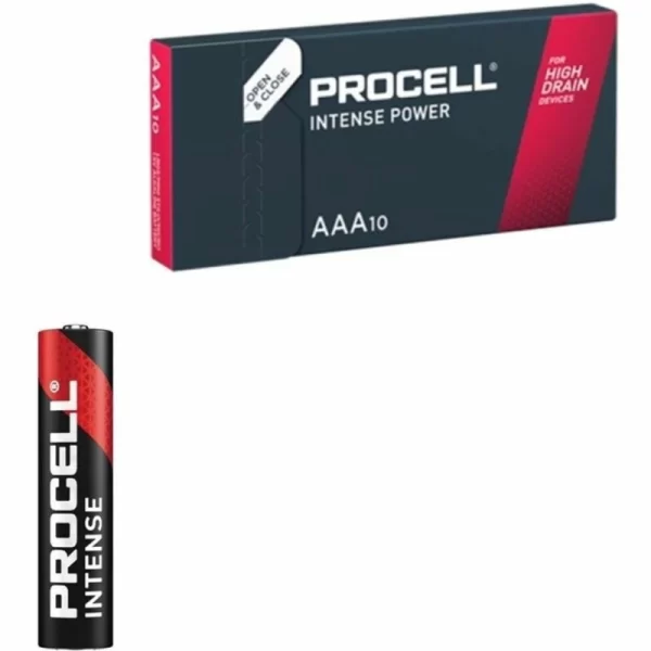 <h2>Procell Intense Power LR03 AAA 1.5V Batteries â€“ Box of 10</h2>