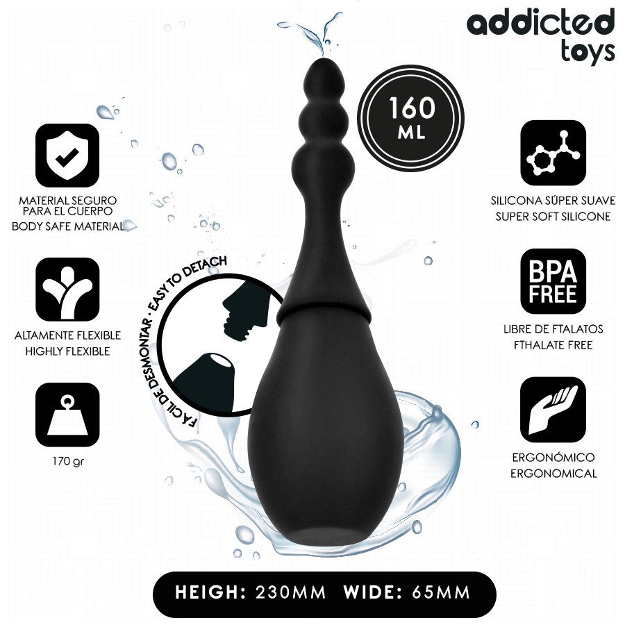 Addicted Toys Model 4 Travel Cleaner - Kompaktowy odkurzacz do higieny podrożnej 160 ml - Boutique Anelma <h2>Addicted Toys Model 4 Silicone Travel Cleaner 160ml – Compact Hygiene System</h2>