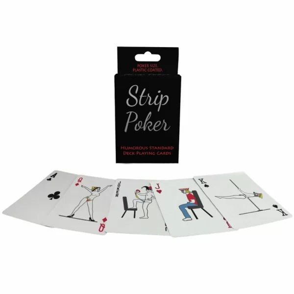 <b>Bring a playful twist to your next game night with the Kheper Games Strip Poker Humor Playing Cards. Designed for adults seeking a lighthearted and entertaining addition to group gatherings