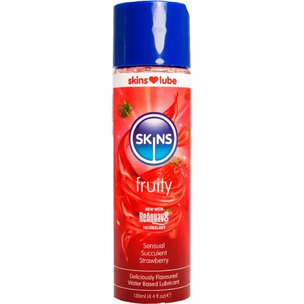 <h2>Skins Fruity Water-Based Lubricant Strawberry 130 ml – Premium Clear Formula</h2>