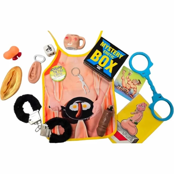DIABLO PICANTE Mystery Fun Gift Box for Him 10x10 cm - Humorous Surprises