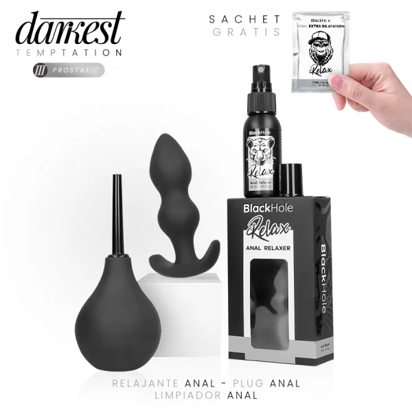 Addicted Toys Darkest Temptation 3 Prostatic Set - Hygiene & Comfort Kit