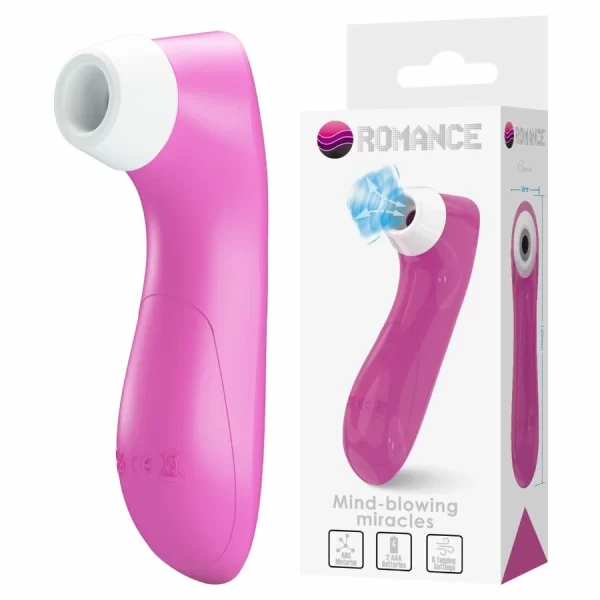 ROMANCE Clitoral Suction Device Pink - 8-Level Pulsation System