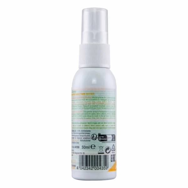 <b>Ensure top hygiene standards for your personal accessories with the HOT BIO Cleaner Spray 50ml.</b> Designed for users who prioritize both effective cleanliness and eco-conscious choices