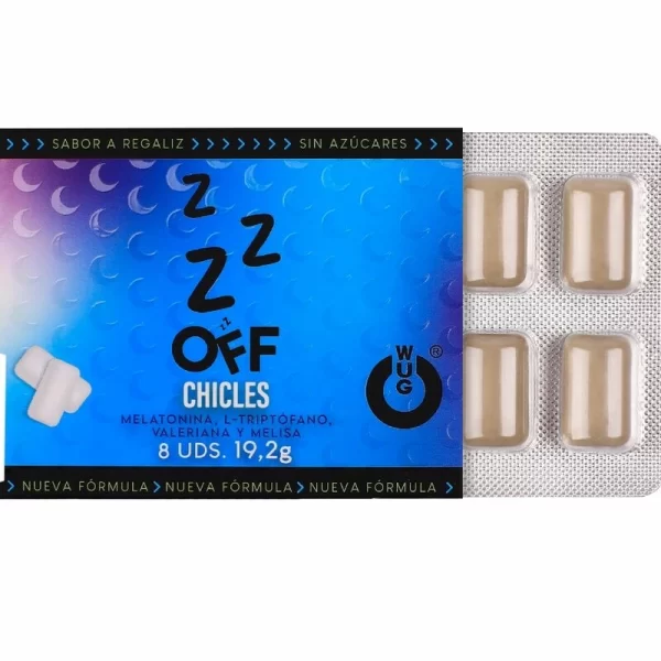 <b>WUG OFF Functional Melatonin & Valerian Gum â€“ Liquorice Flavour