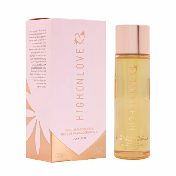 <p>Experience the ultimate in body care with the <strong>HighOnLove Massage Oil Tropical Sunset 120ml</strong>. Crafted in small batches to ensure premium quality