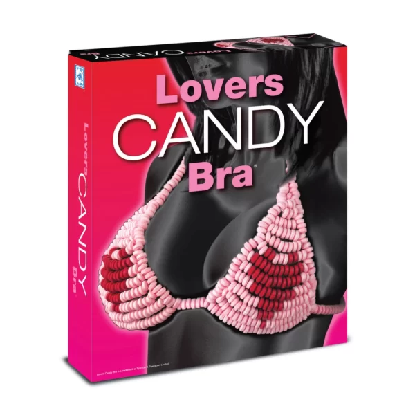 <p><strong>Lovers Candy Edible Bra Multi-Coloured 280g – Sweet Lingerie Accessory</strong></p>