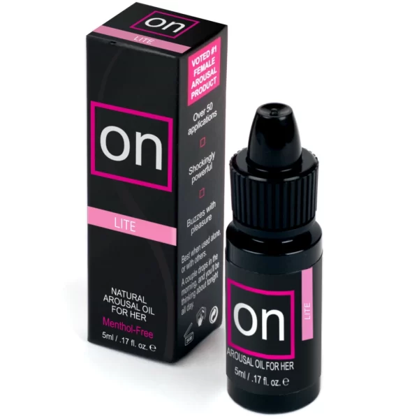 <p><strong>Sensuva ON Arousal Oil Lite 5ml â€“ Gentle Formula for Sensitive Skin</strong></p>