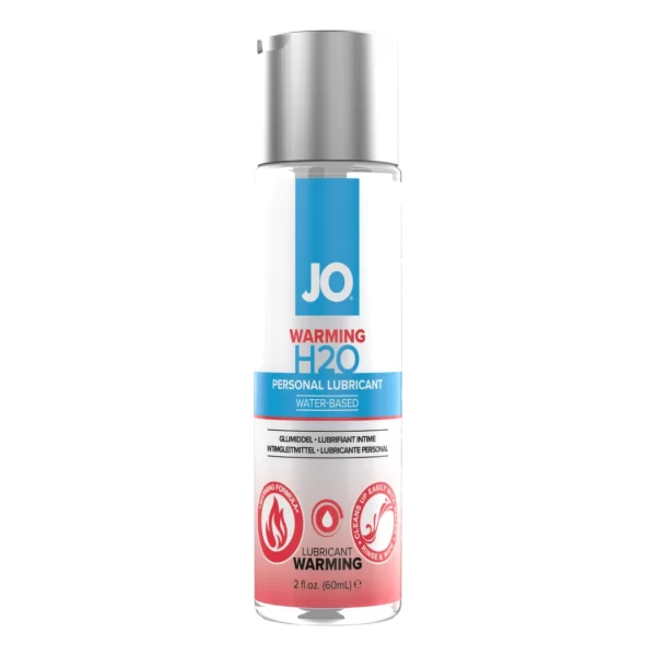 <p><strong>System JO H2O Warming 60ml Water-Based Lubricant</strong> brings advanced comfort and a unique warming sensation to your personal care routine. This gentle gel features a water-based formula that mimics the silkiness of silicone