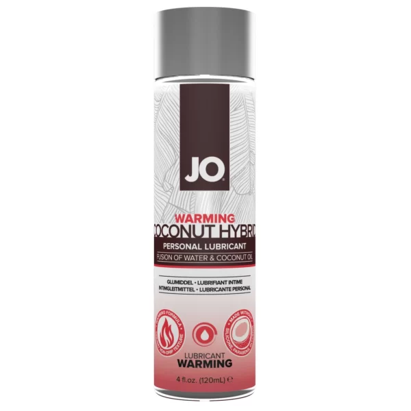 <p><strong>System JO Coconut Hybrid Warming Lubricant 120ml</strong> introduces a sophisticated blend of water-based and coconut oil ingredients