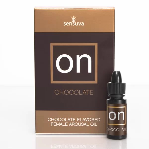 <p><strong>Sensuva ON Intimate Stimulation Oil Chocolate Flavour 5 ml</strong> is a premium enhancement oil designed for women
