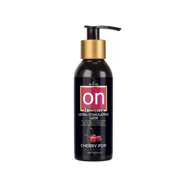 Sensuva ON Insane Cherry Pop 125 ml Hybrid Intimate Gel