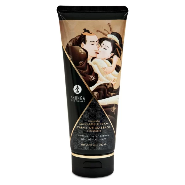 <p>Discover the art of touch with the <strong>Shunga Massage Cream Chocolate 200ml</strong>