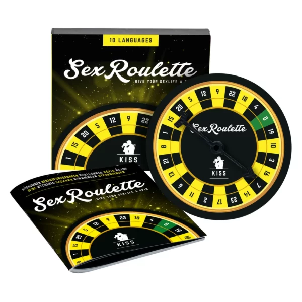 <p>Discover a new dimension of partnership with the Tease & Please Sex Roulette Kiss – an interactive board game designed to bring couples closer through playful challenges and creative intimacy. This engaging set features 24 unique kiss-themed dares