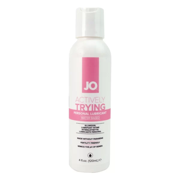 JO Actively Trying Water-Based Lubricant 120ml Paraben-Free