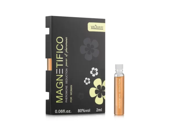 <div><strong>MAGNETIFICO Pheromone Seduction Eau de Parfum for Women 2ml</strong> combines the elegance of modern perfumery with advanced fragrance technology to offer a unique aromatic experience. Developed with the innovative AT-SC-R Formula