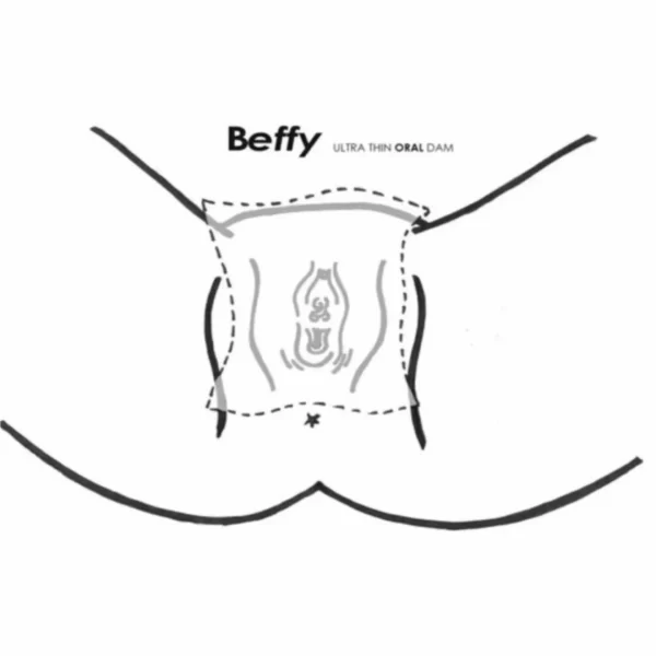 <b>Beffy Dental Dam Strawberry 3 pcs &ndash; Flavored Protective Sheet</b><br />