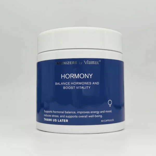 Viamax Feminizers Hormony 60 Capsules - Daily Balance & Wellbeing Support for woman