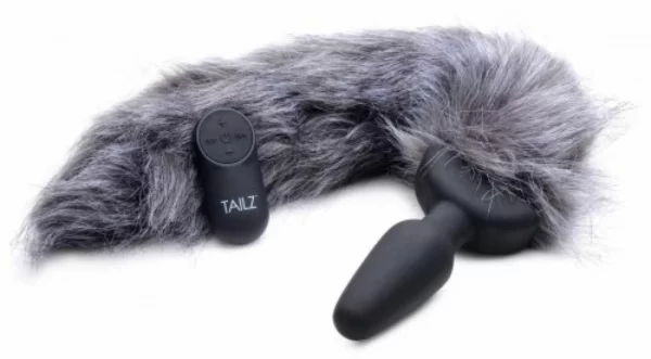 <strong>Innovative Remote-Controlled Intimate Machine with Fox Tail Design</strong><br><br>Discover a new dimension of playful intimacy with the XR Brands Tailz Fox Tail Plug. This advanced personal wellness accessory combines a visually striking faux fur fox tail in a natural shade with a modern