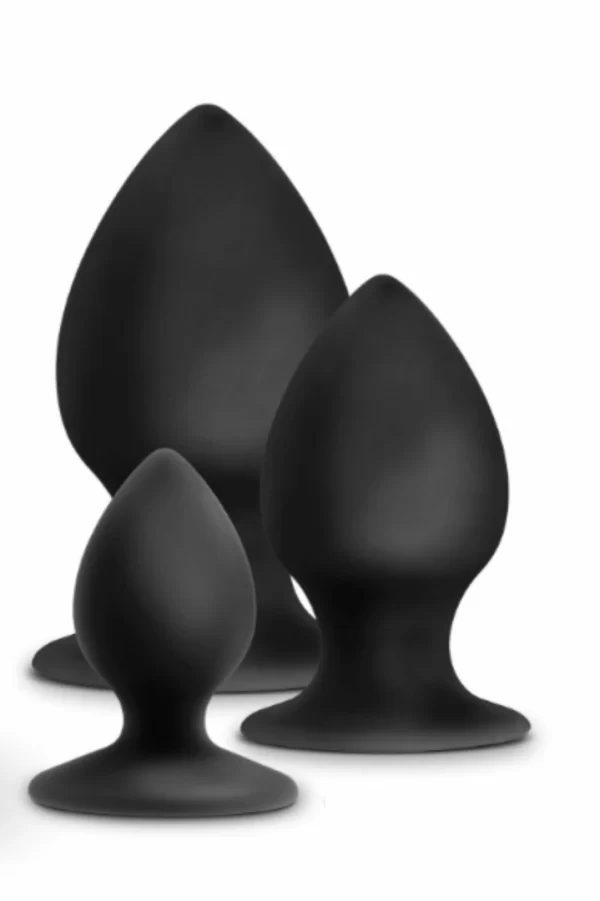 <h2>Blush Novelties Anal Adventures Platinum Stout Plug Kit â€“ 3 Silicone Sizes</h2>