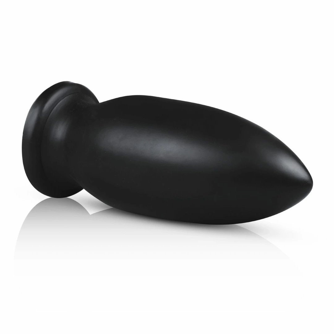 BUTTR Bullet Yellow - duży korek anatomiczny z przyssawką XXL - Boutique Anelma <strong>BUTTR Yellow Dog Plug XXL – Bullet Shape