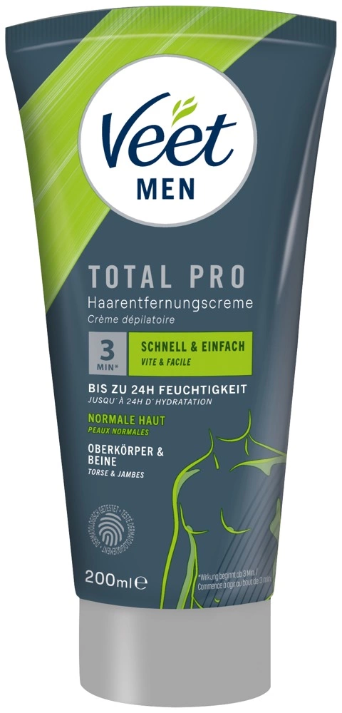 <p>Experience effortless grooming with the Veet Men Total Pro Hair Removal Cream
