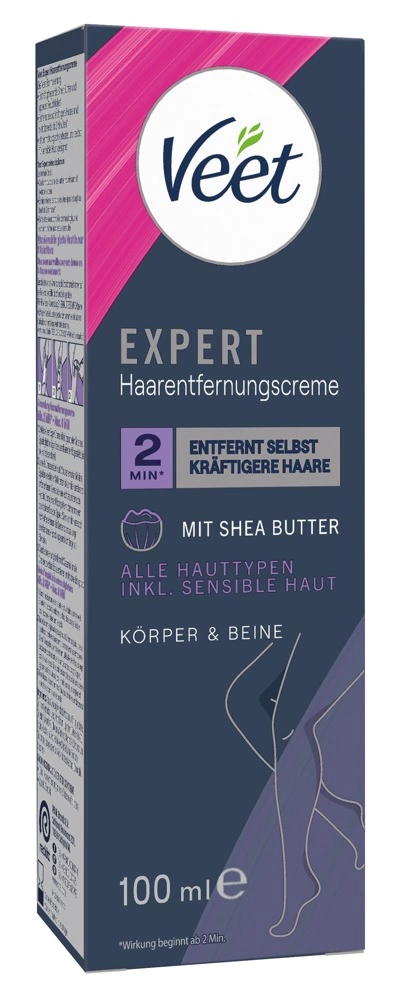 <h2>Veet EXPERT Body & Legs Hair Removal Cream 100ml with Shea Butter</h2>