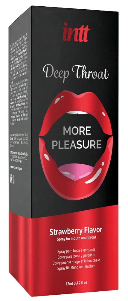 intt Deep Throat Oral Spray Strawberry Flavour 12 ml