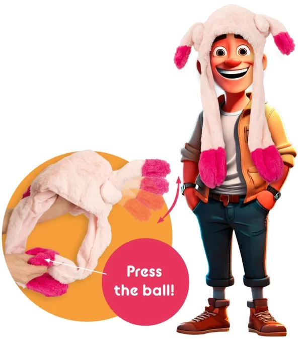 You2Toys Inflatable Fun Hat with Movable Elements - Carnival Accessory