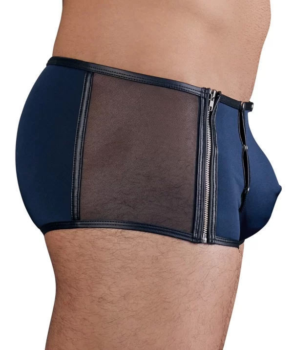 Alternative view of NEK Menâ€™s Microfibre Pants S Matte Details, Zip & Lacing, Black