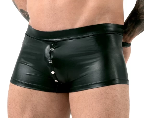 Alternative view of Svenjoyment Bondage Men's Matte Look Pants with Handcuffs S