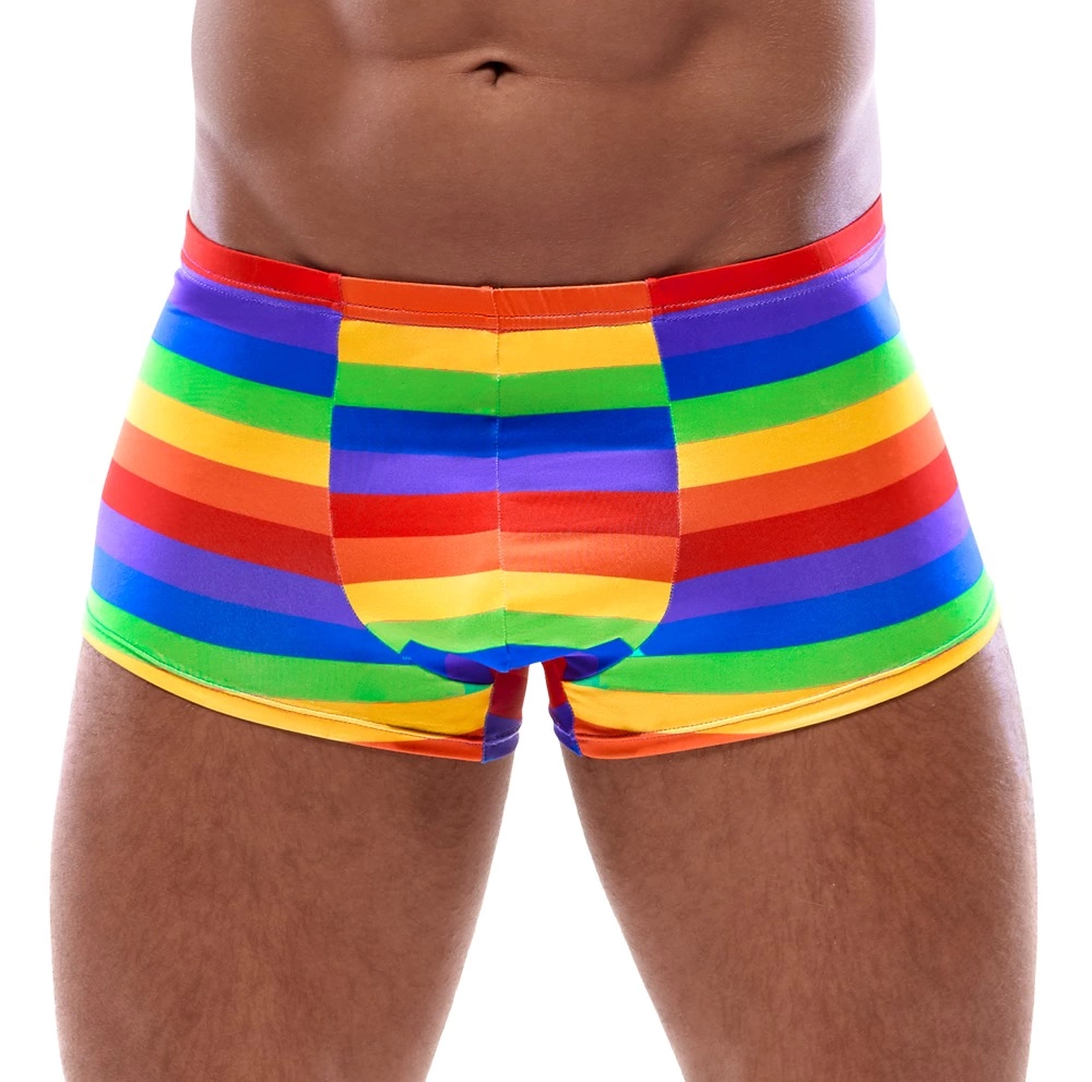 Svenjoyment Boxer Briefs Rainbow Stripes S - Stretch Comfort Fit - Boutique Anelma