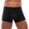 Svenjoyment Men's Microfibre Pants S Black with Rhinestone Detail - Boutique Anelma