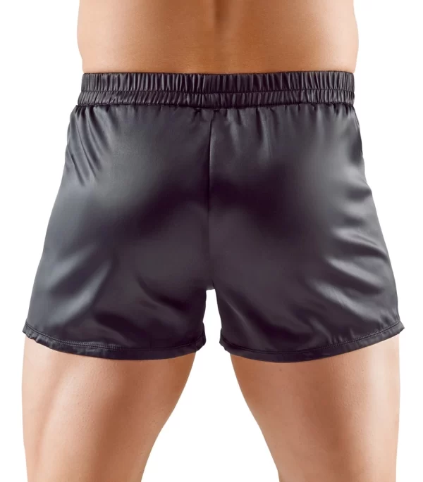 Alternative view of Svenjoyment Satin Black Men's Boxers S - Comfort Fit, Elastic Waist