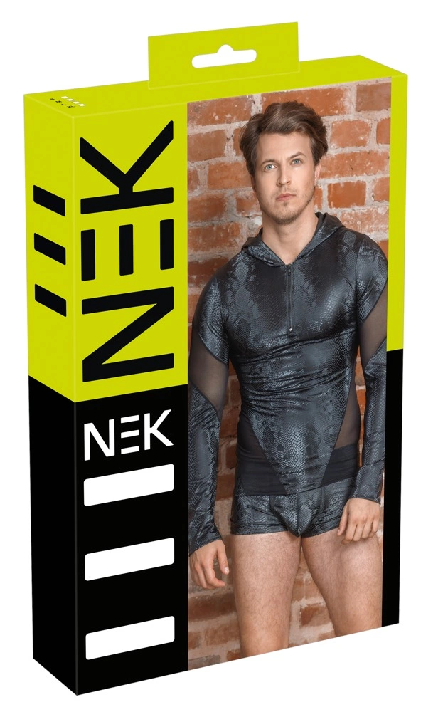 NEK Koszulka męska Snake Look z kapturem - Boutique Anelma