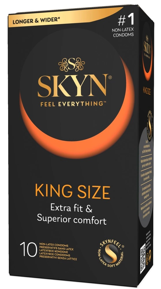 <p><strong>Manix SKYN King Size 10 pcs – Large Size
