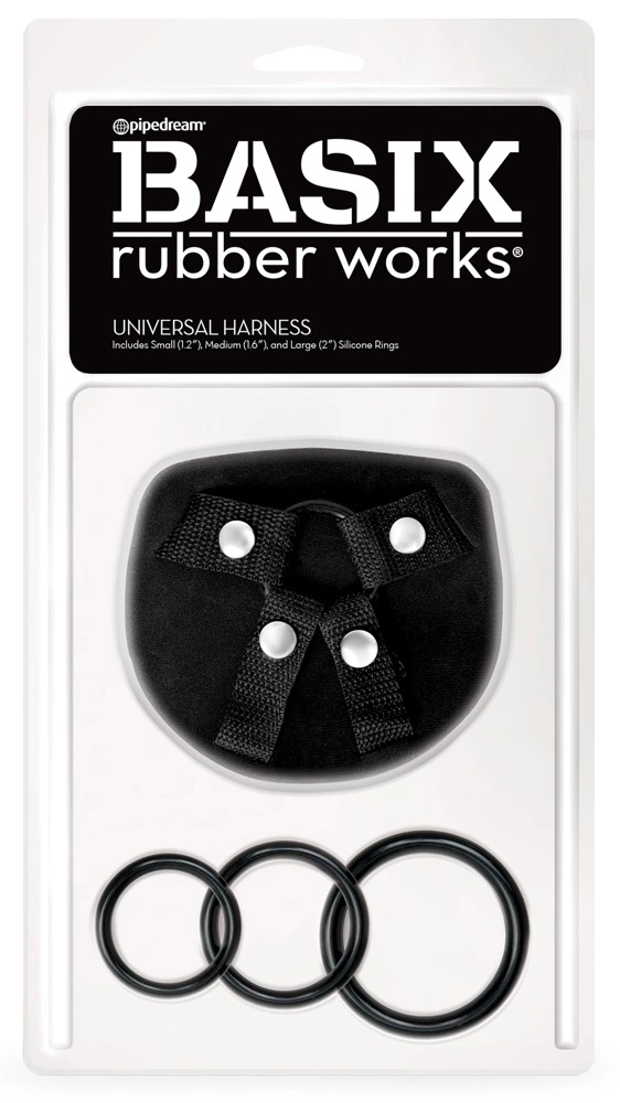 Sportsheets Universal Adjustable Harness Black - Versatile Fit System