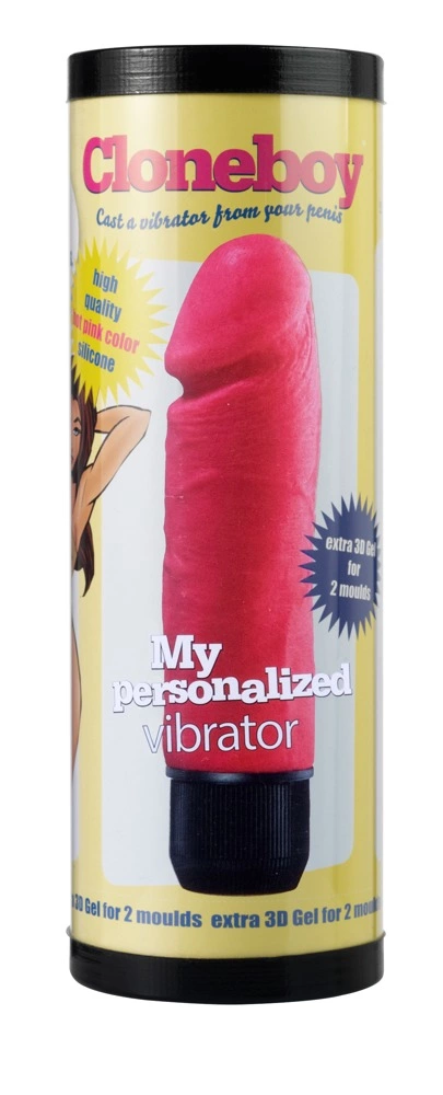 Cloneboy Vibrator Hot Pink - DIY Silicone Intimate Device Kit 20cm