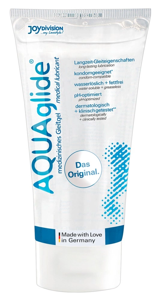 AQUAglide Water-Based Lubricant 50ml - Clear Formula