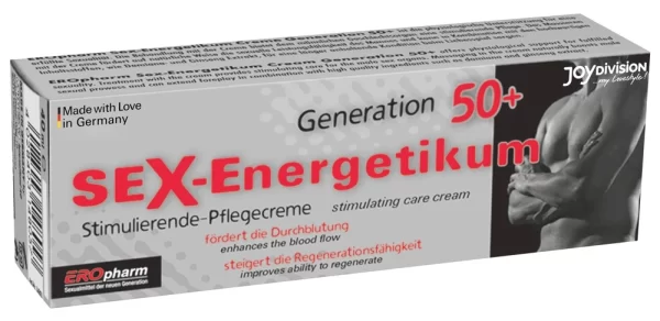 HOT Energetic Cream 50+ for Men 40ml - Vitalising Formula