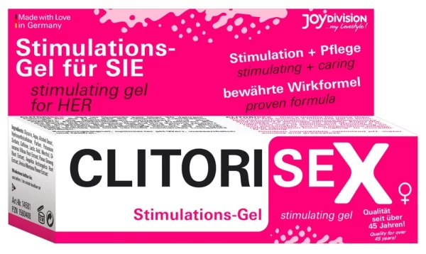 CLITORISEX Stimulat Gel 25 ml - Water-Based Intimate Formula for Women
