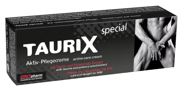 TauriX Extra Strong 40ml Intimate Care Cream for Men with Ginseng
