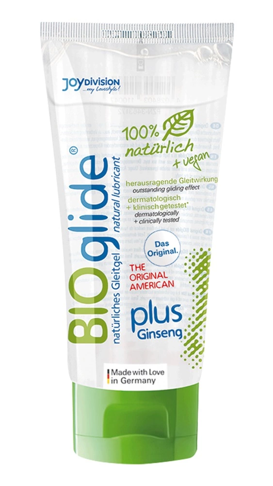 BIOglide Plus American Ginseng Lubricant Gel 100ml