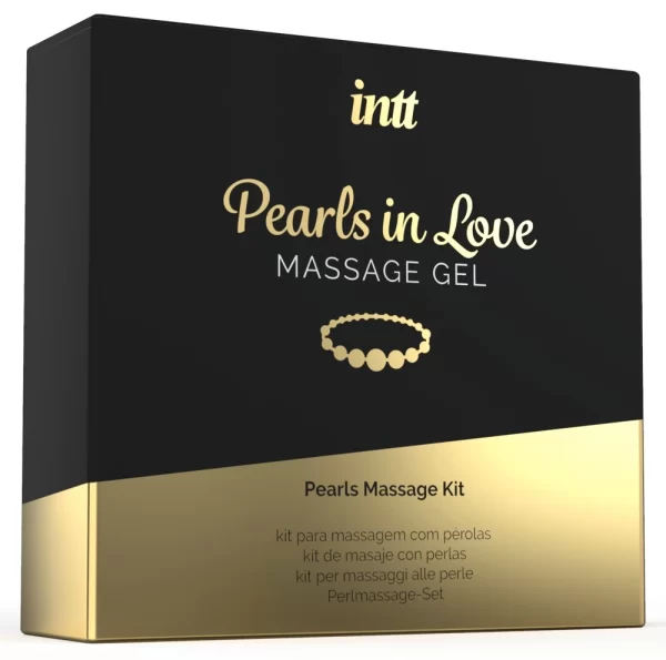 <b>Discover the art of relaxation and luxurious care with the intt Pearls in Love Massage Kit.</b><br /><br />This exclusive set includes a 15 ml silicone-based massage gel and an elegant white pearl necklace