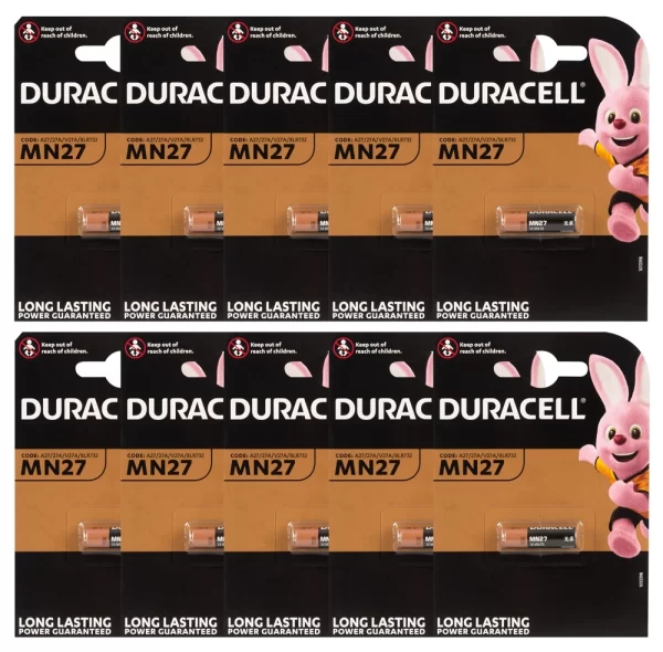 <p><strong>Duracell 27A Alkaline Battery 12V Pack of 10</strong> delivers trusted