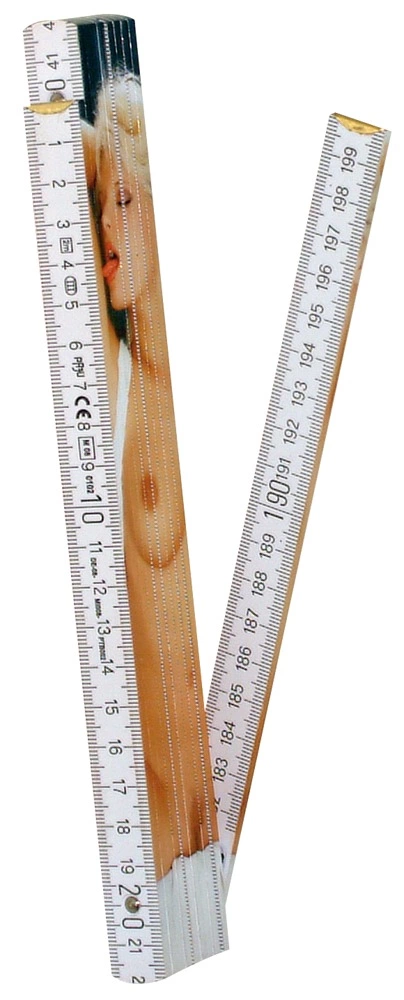 <p>Bring style and practicality to your workspace with the You2Toys Folding Ruler Girl 2m. Crafted from high-quality lacquered wood