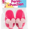 <p>Step into comfort and fun with the You2Toys Pink Novelty Plush Slippers. Crafted from ultra-soft faux fur fabric