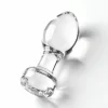 TOYJOY GLASS WORXX Stargazer Glass Plug Medium Clear - Boutique Anelma TOYJOY GLASS WORXX Stargazer Glass Plug Medium Clear
